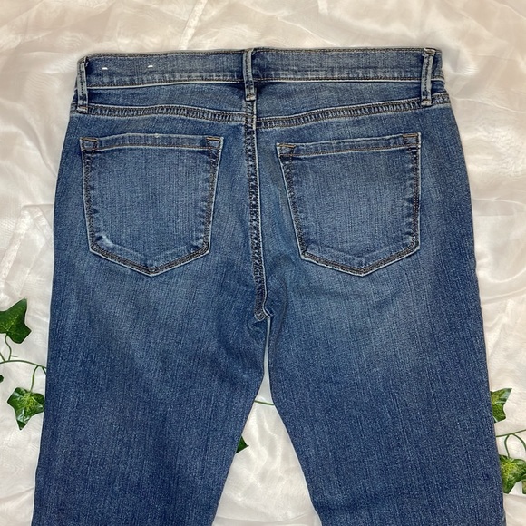 LOFT BY ANN TAYLOR • MODERN SKINNY JEAN • SIZE 2 • NEW WITHOUT TAGS • DARK WASH - Picture 11 of 12